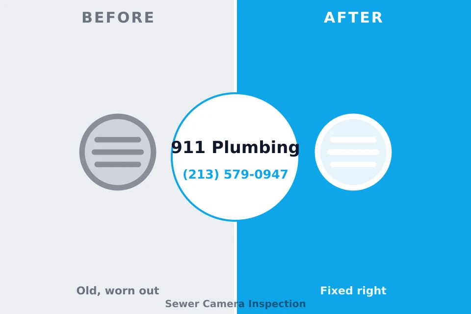 Before and after: plumbing company Pine Bush, NY